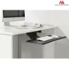 Maclean MC-757 suporte de teclado para debaixo da secretária, aço, máx. 2 kg, preto