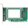 Delock - controlador de armazenamento - 2.5 (6,4 cm) - U.2 NVMe / SATA 6Gb/s - 600MBps - PCIe 4,0 x16 (90051)