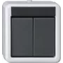 GIRA KNX Botão BA 2 vias cinzento AP 2 pontos 516230 (516230)