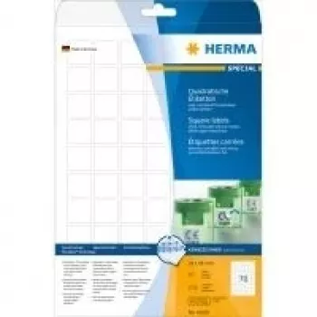 Etiqueta autocolante para impressora HERMA etiquetas removíveis A4 24x24 mm