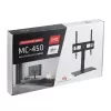 Suporte de TV MACLEAN MC-450 para TVs de 32–65 polegadas, carga máx. 40 kg, VESA até 400×400, base de mesa/secretária