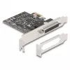 DeLOCK 66324 Adaptador RS-232 VGA interno PCIe conector fêmea preto