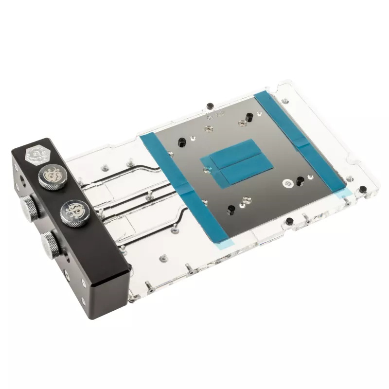 Backplate BitsPower X-TEND active para RTX 4090 FE — acabamento acrílico (BP-VG4090FE-BKP)