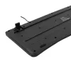 Teclado USB com fios SBOX K-103 US preto — layout US, ligação USB