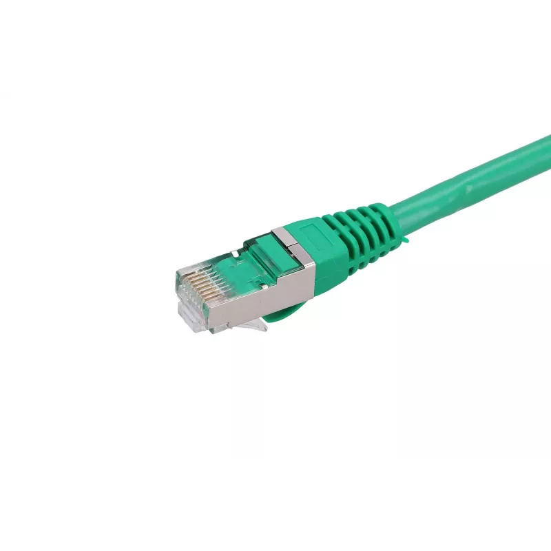 Cabo de rede Extralink LAN cabo de patch Cat.6 FTP RJ-45 Cat6 0,5 m verde