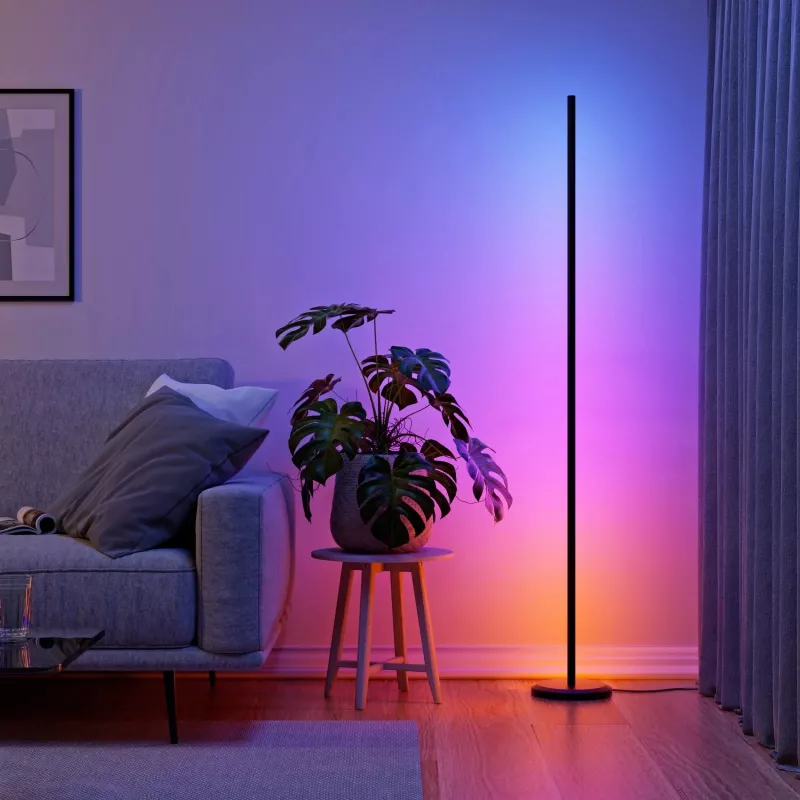 Candeeiro de pé Nanoleaf N7204K02-1FL 22W RGBW – iluminação RGB ajustável e branco sintonizável