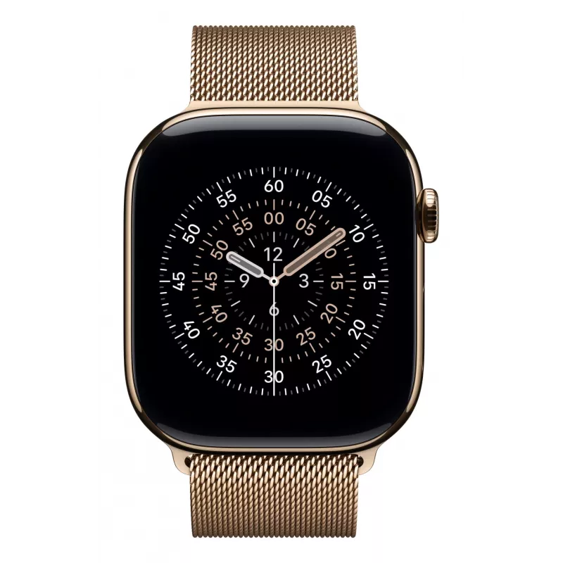 Apple pulseira para relógio milanesa, dourada, 46mm, S/M, MGJ44ZM/A