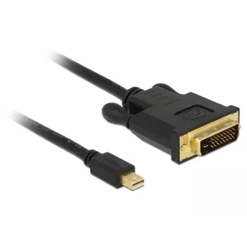 Adaptador de cabo de vídeo DeLOCK 83990 Mini DisplayPort para DVI-D 3m