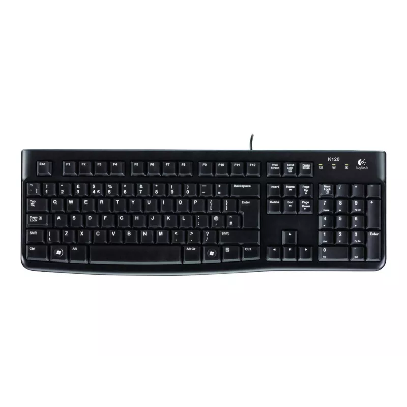 Teclado com fio Logitech K120