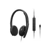 Lenovo 4XD1M45626 Auscultadores/headset com fios, arco de cabeça, USB Type-C, preto
