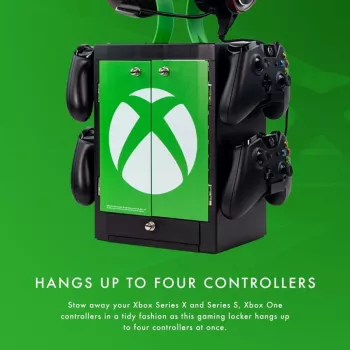 Numskull Games suporte oficial de jogos Xbox, suporte para jogos, Xbox, preto, com fios, 1 unid.