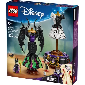 LEGO DISNEY 43262 Vestidos da Maléfica e da Cruella de Vil
