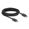 Cabo DisplayPort Delock - DisplayPort (M) a DisplayPort (M) - DisplayPort 2.0 - 3,0 m - Suporta 10K 60 Hz (10.240 x 4320) - preto (80263)