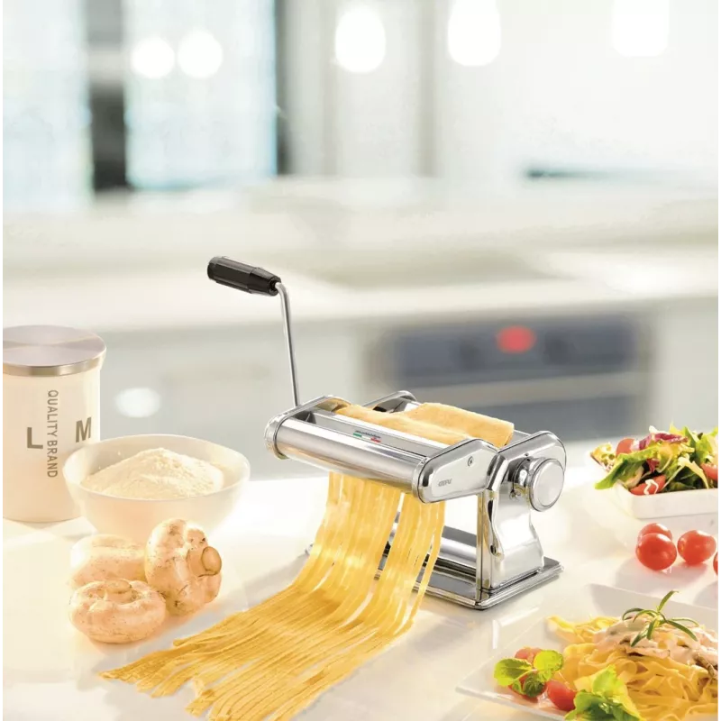 Máquina de massa manual GEFU PASTA PERFETTA BRILLANTE metal aço inoxidável