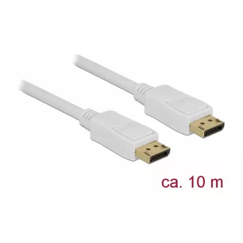 Cabo DisplayPort DeLOCK 84863 10 m branco