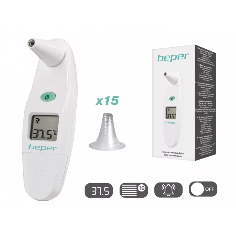 Termómetro digital Beper 40.102 — medição da temperatura corporal 32–43 °C