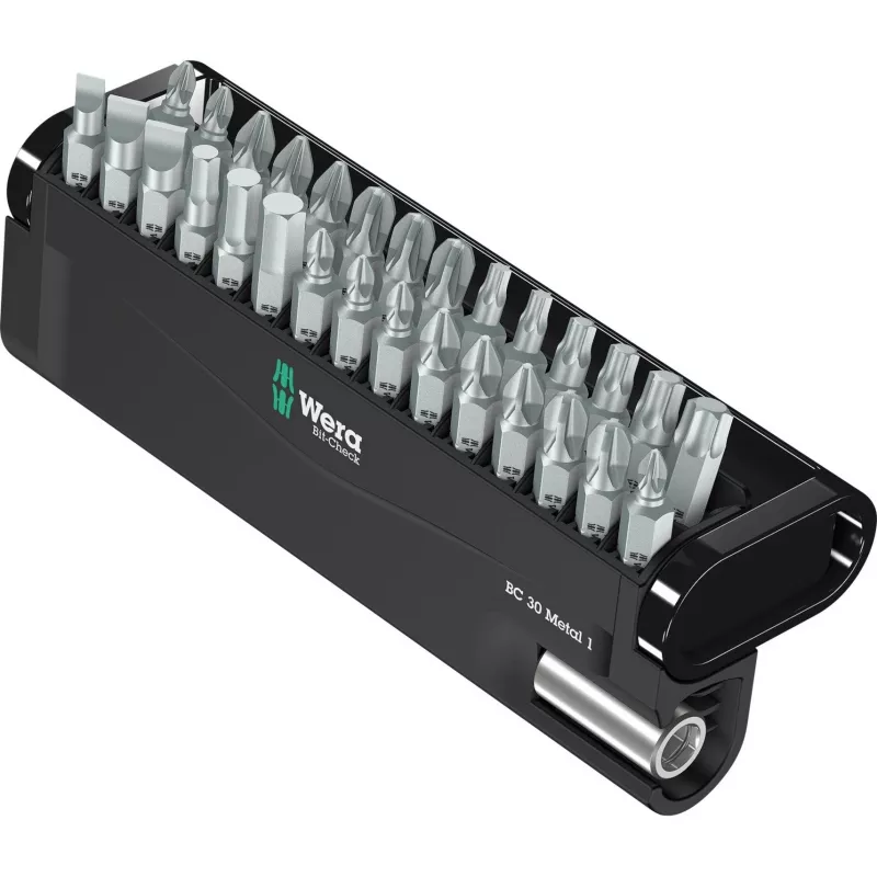 Conjunto de bits para chave de fendas Wera BC 30 Metal 1