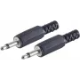 Ficha de cabo ShiverPeaks BS51100-2 3,5 mm preto