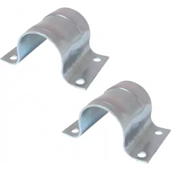 Abraçadeira para mastro ShiverPeaks 89856-SET aço galvanizado para tubo 48–50 mm