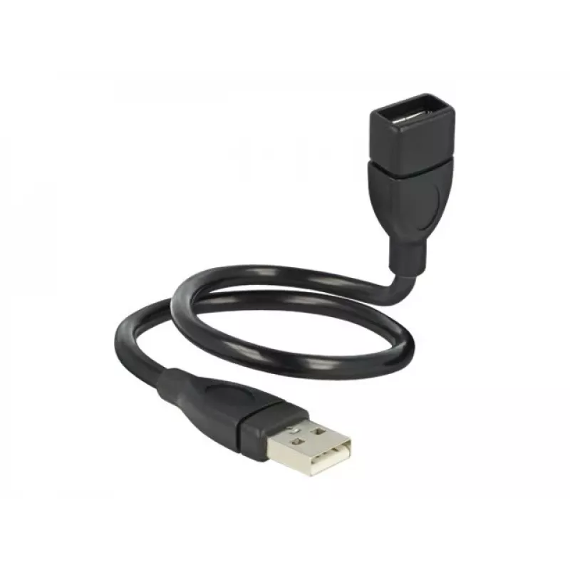 Cabo USB DeLOCK 35cm USB 2.0 83498 preto