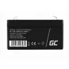 Bateria UPS Green Cell AGM13, chumbo-ácido selada VRLA 6 V 1,3 Ah, 290 g, preto