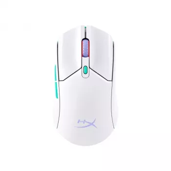 HyperX Pulsefire Haste 2 Core Wls - Rato de gaming (Wht/Grn/Pur)