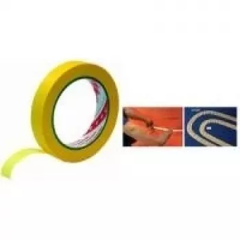 3M Scotch fita de pintor 244 Gold, 19 mm x 50 m extra-fina e flexível para trabalhos de pintura profissionais (2441950)