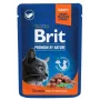 Brit Premium Cat Salmon Sterilised com salmão comida húmida para gatos, 100 g