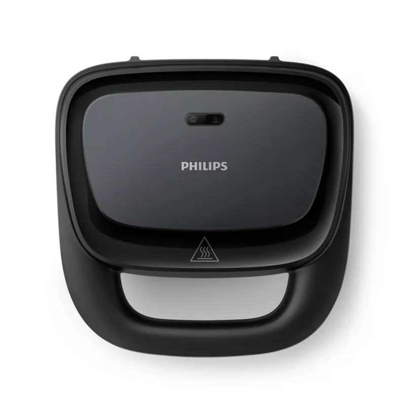 Máquina de waffles Philips HD2332/90 — 2 waffles quadrados, 750 W, preto