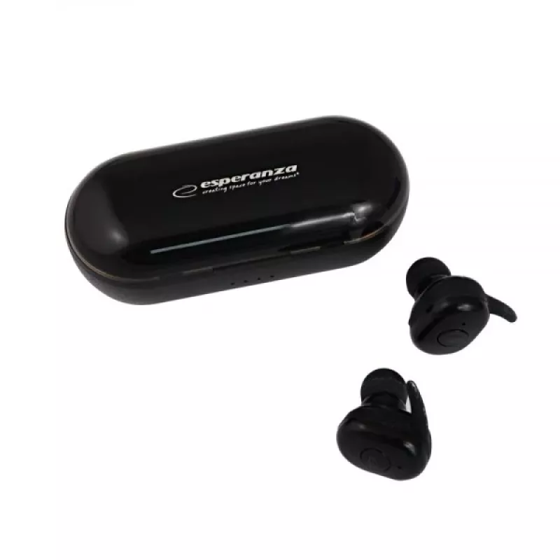 Auscultadores Esperanza TWS CARDERA sem fios In-Ear chamadas/música Bluetooth preto