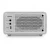 Rádio de mesa Sangean DDR-7 Glacier Silver com sintonizador digital e Bluetooth