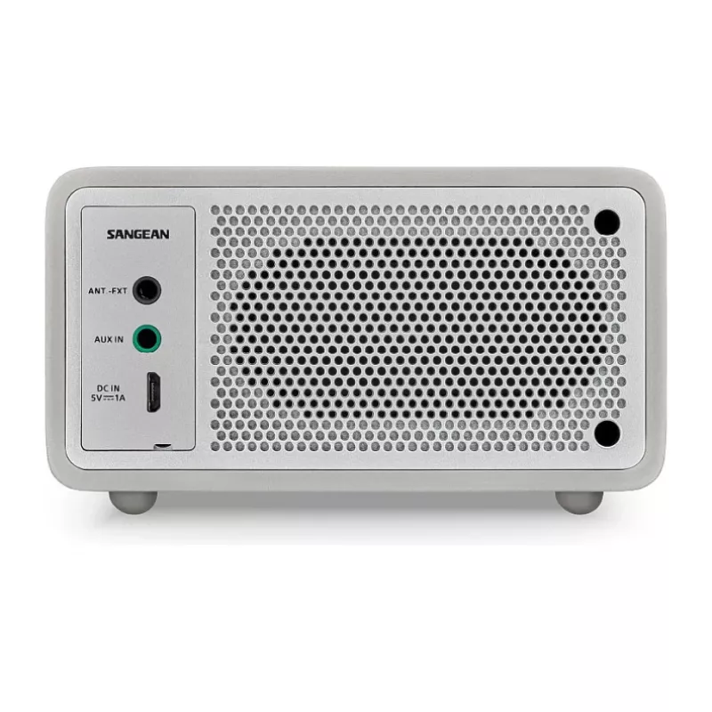 Rádio de mesa Sangean DDR-7 Glacier Silver com sintonizador digital e Bluetooth
