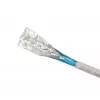 Cabo de rede Extralink par entrançado CAT6A FTP (F/FTP) V2 interior 500M cinzento