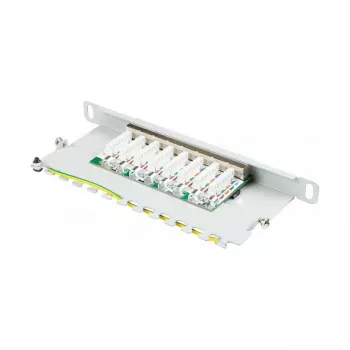 Good Connections Patchpanel 10Cat. 6 8-P. 0,5 HE cinzento-claro
