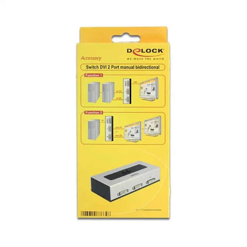 Comutador de vídeo DVI DeLOCK 87664