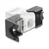 Delock 90802 Módulo Keystone RJ45 para LSA Cat.6 UTP, sem ferramentas, preto/branco