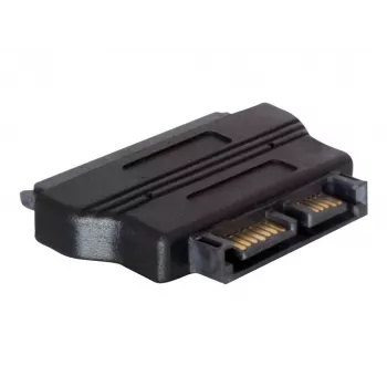 Adaptador SATA SATA 22 pinos macho SATA 13 pinos macho preto DeLOCK