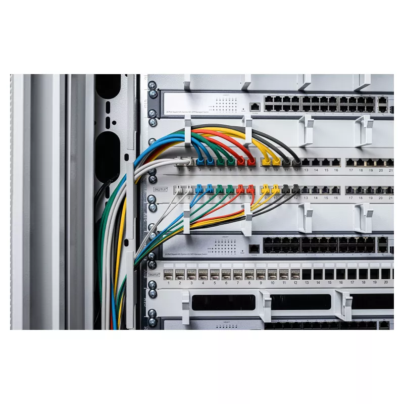 Cabo de rede DIGITUS CAT6 U-UTP fino, 5 m, preto