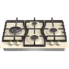 Placa de fogão Gorenje GW6D42CLI bege encastrar 60 cm gás 4 zona(s)