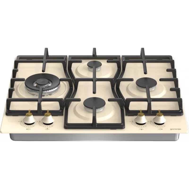 Placa de fogão Gorenje GW6D42CLI bege encastrar 60 cm gás 4 zona(s)