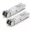 Extralink SFP 1.25G pack de 2 módulos, 1.25Gbps, LC/UPC, 1310nm, 20km, monomodo, DOM