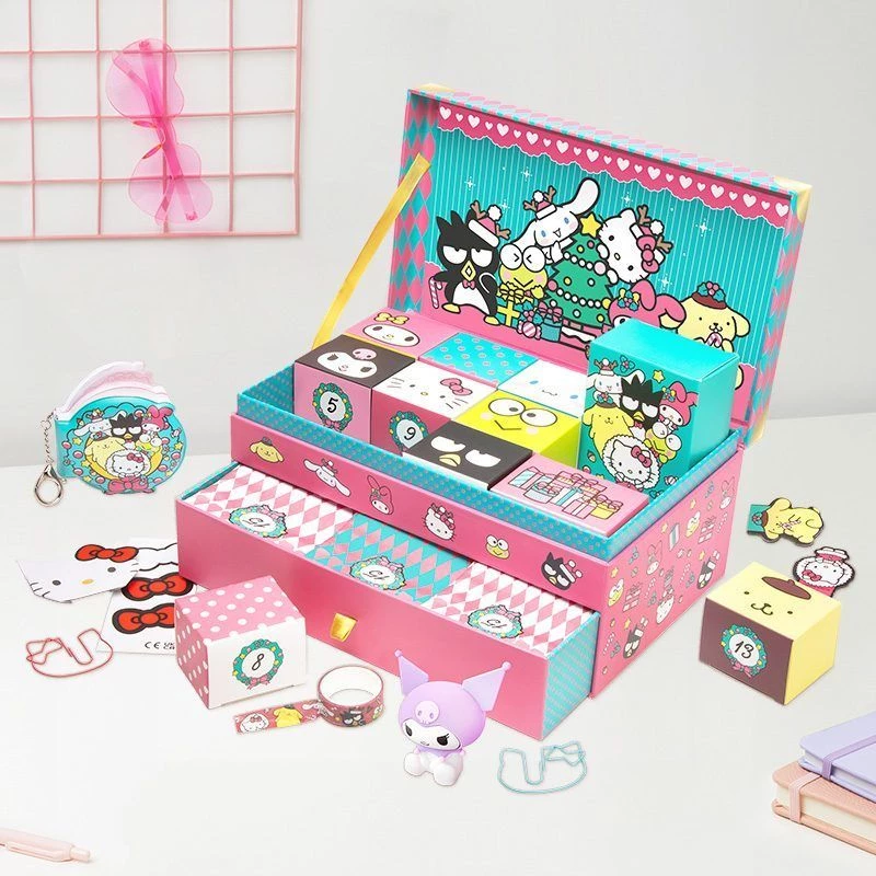 Calendário de advento caixa de arrumação Paladone Hello Kitty modelo PP15340HKF