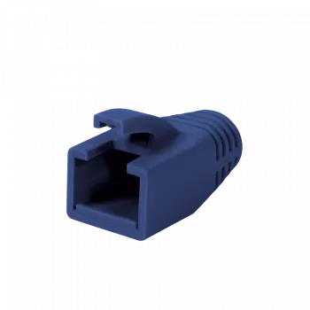 Logilink | Bainha de alívio de tração para ficha RJ45, 8,0 mm (50 unid.) | MP0035B | azul