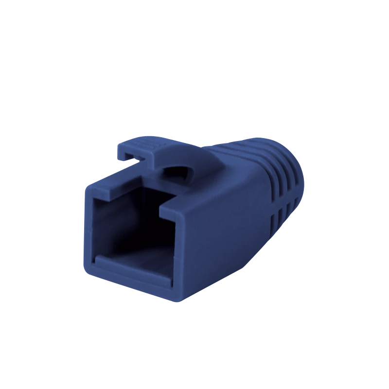 Logilink | Bainha de alívio de tração para ficha RJ45, 8,0 mm (50 unid.) | MP0035B | azul