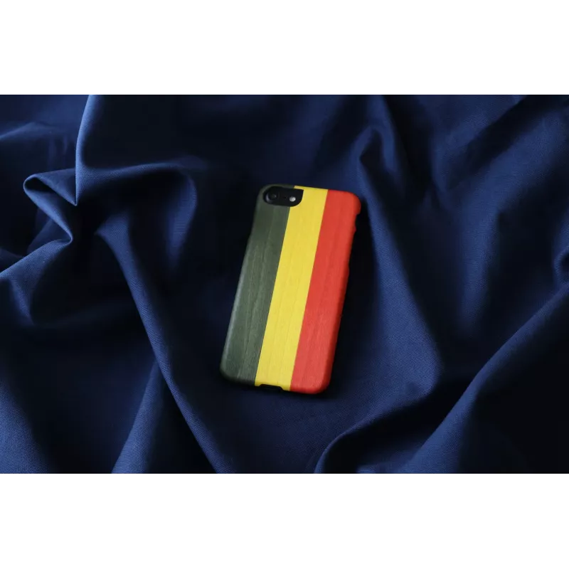 Capa para telemóvel Man and Wood para iPhone 7/8 — reggae preto