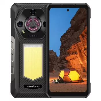 Smartphone robusto UleFone Armor 30 4G com Helio, 12 GB RAM, 512 GB armazenamento, preto, classe energética A