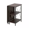 Mesa dobrável Loft Maclean, dimensões: 107x45x75 cm, máx. 150 kg, com tampo, cor nogueira escura, MC-411 B
