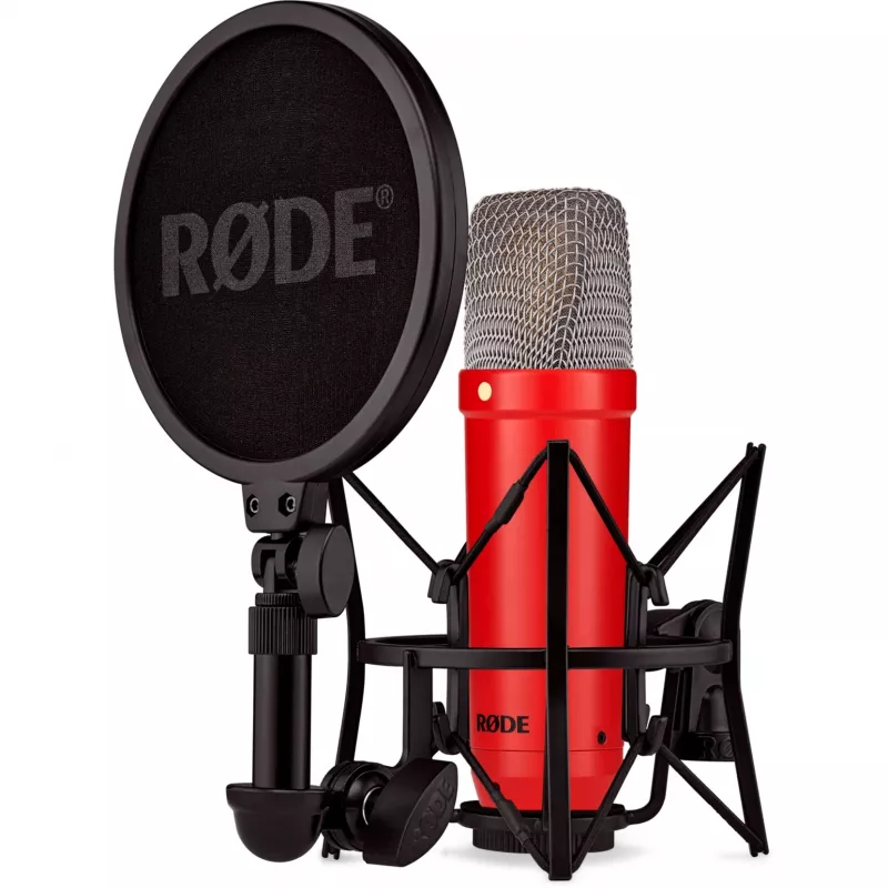 RØDE NT1 Signature Red microfone de condensador de estúdio