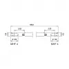 Cabo coaxial DeLOCK 89642 0,1 m MHF IV/ HSC MXHP32