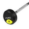Barra de haltere fixa / barra quebrada com borracha HMS GSL25 25 kg